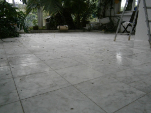 Carrara Marmor vor dem Schleifen durch OCS