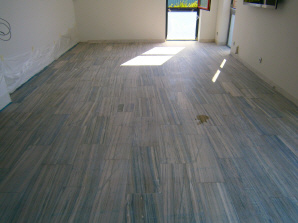 Marmorboden vor dem Schleifen durch OCS